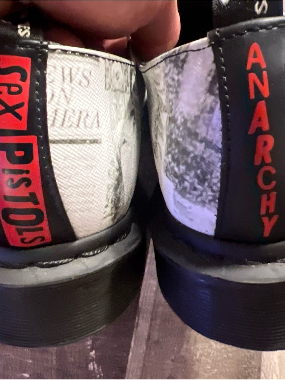 Dr. Martens 1461 x Sex Pistols Anarchy Leather Shoes Men’s US 11 EU 45 Rare New - Picture 4 of 6
